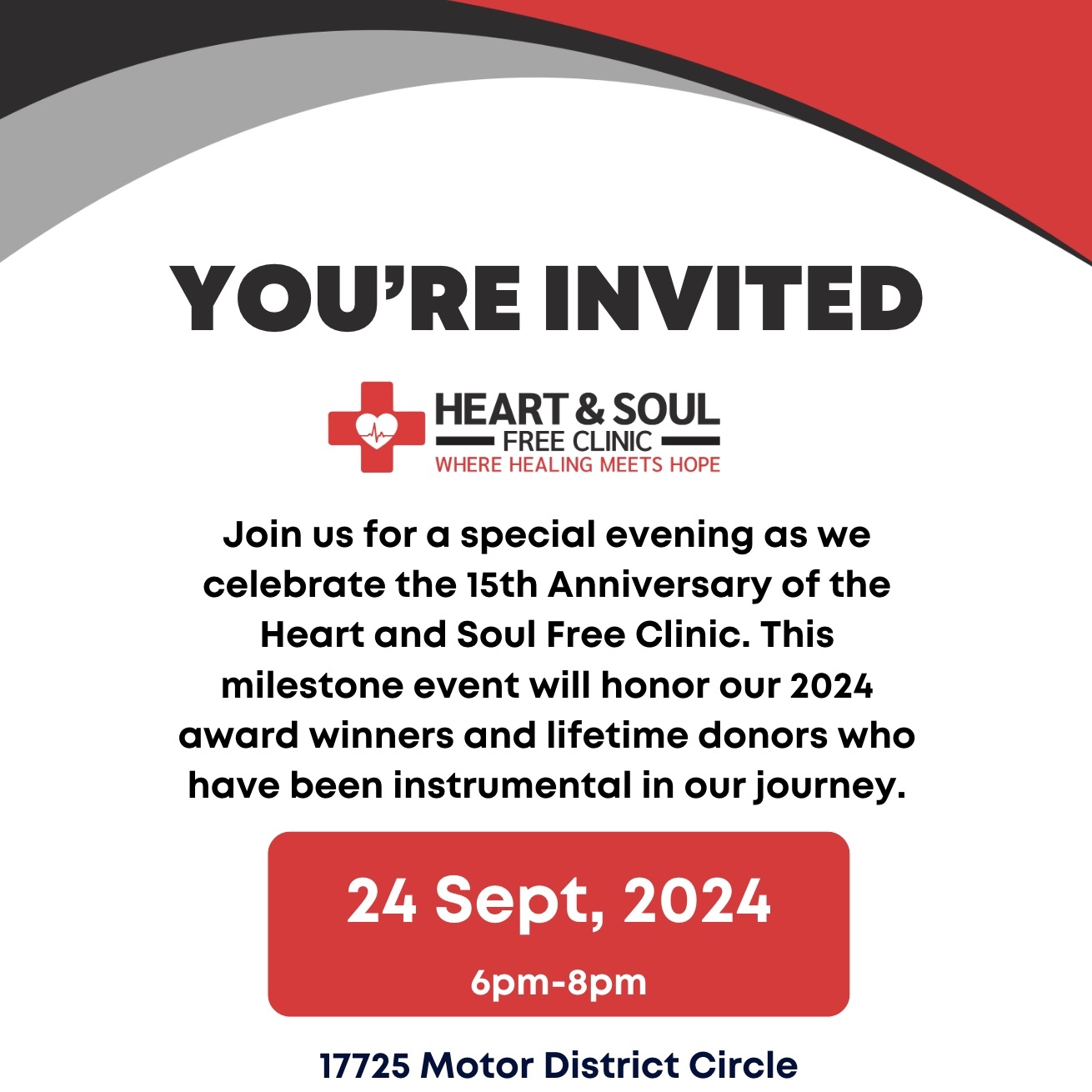 Celebration of 15 years, Awards, and Supporters - logo